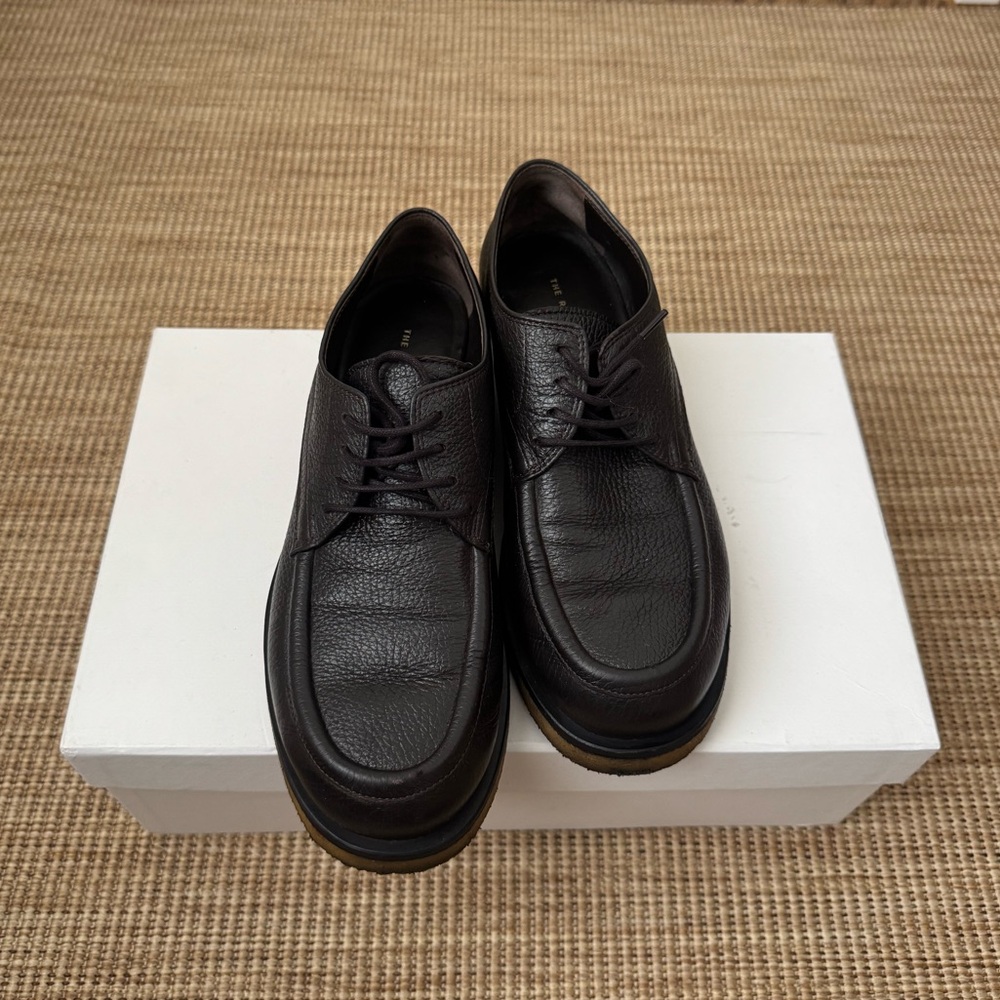 The Row Honore Derby Shoes